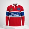 2026 Wilson Isidor Haitian Rugby Polo Pride Flag Shirt 12 2 1