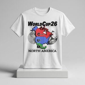 World Cup 26 Cum Map North America Shirt