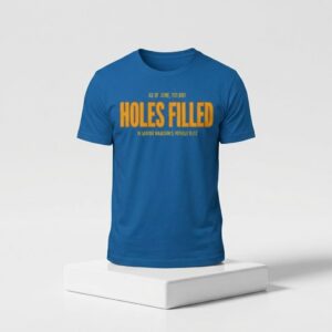 As Of June 100000 Holes Filied In Mayor Mamdani's Pothole Blitz Shirt