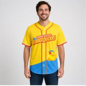BOIDQeCW 2026 Lehigh Valley IronPigs Rubber Duckies Duck Night Jersey Giveaway 1 2 1