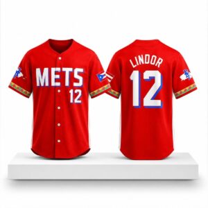 2026 Mets Lindor Puerto Rican Heritage Night Jersey