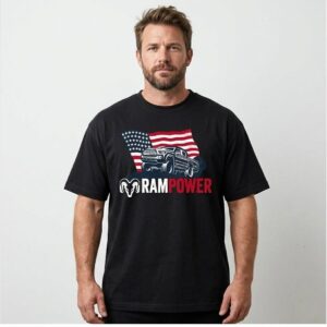 ISkrQz3T 2026 Ram Truck Rampower Patriotic Shirt 2 1