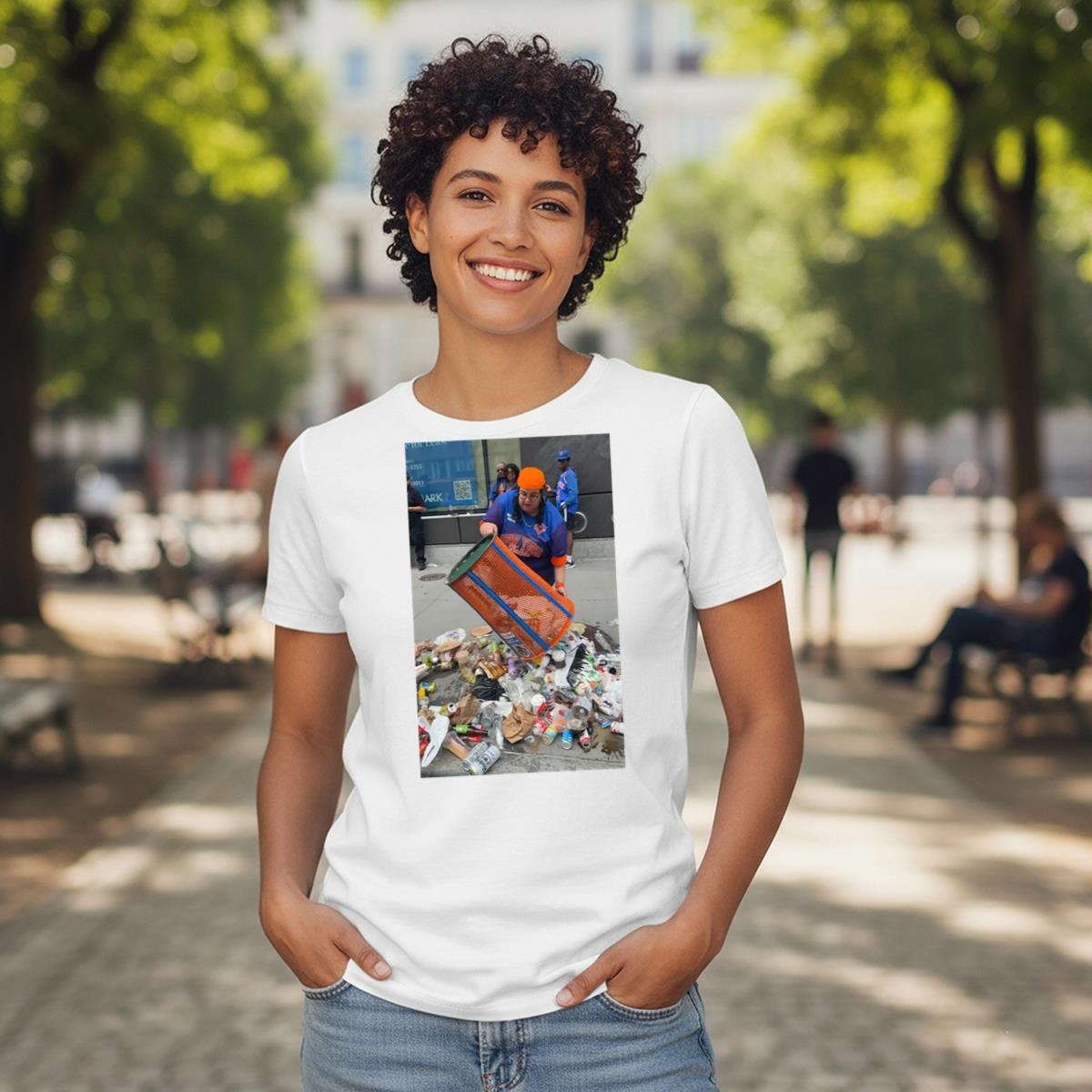 Knicks Dei Angie Base Stealing Trashcan Shirt 8 Knicks Dei Angie Base Stealing Trashcan Shirt 1 1