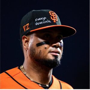 Tman1z07 2026 Luis Arraez SF Giants Fuerza Venezuela VZ Hat 1 2 1