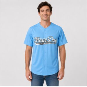WEfi865z 2026 Patriots Drake Maye MayeDay Celebrity Softball Classic Jersey 2 1