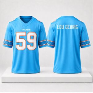 2026 Tennessee Titans Ryan Weathers ALS Lou Gehrig Day Jersey