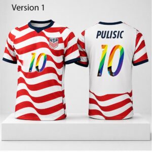 2026 USA Puliisic Usmnt Pride Soccer Jersey