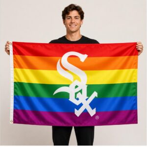 nsz9hrZg 2026 Chicago White Sox Pride Flag Parade Flag 12 2 1