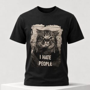 Jeff Satur Cat I Hate People Shirt