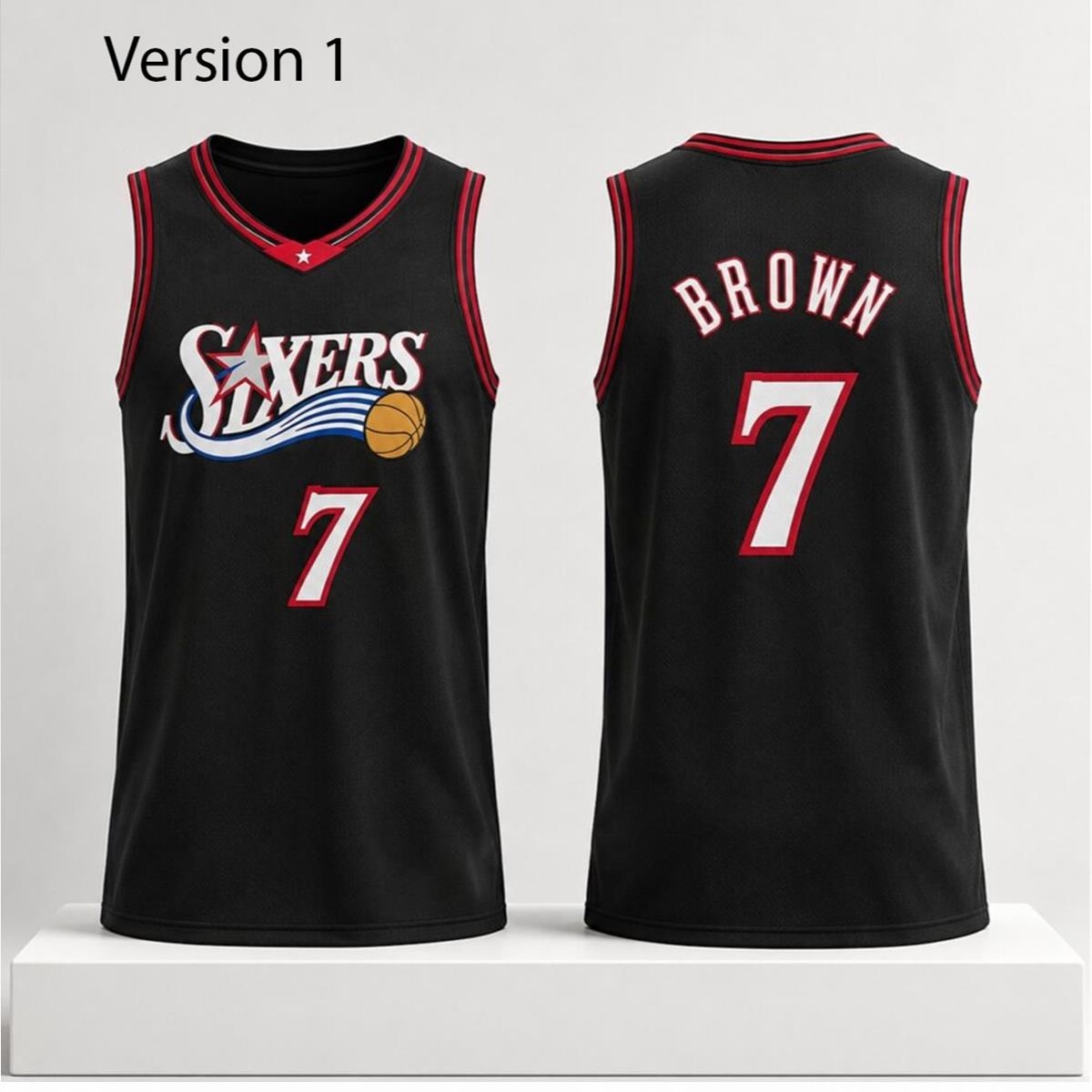 2026 Jaylen Brown Sixers Jersey - Bigfirefashion