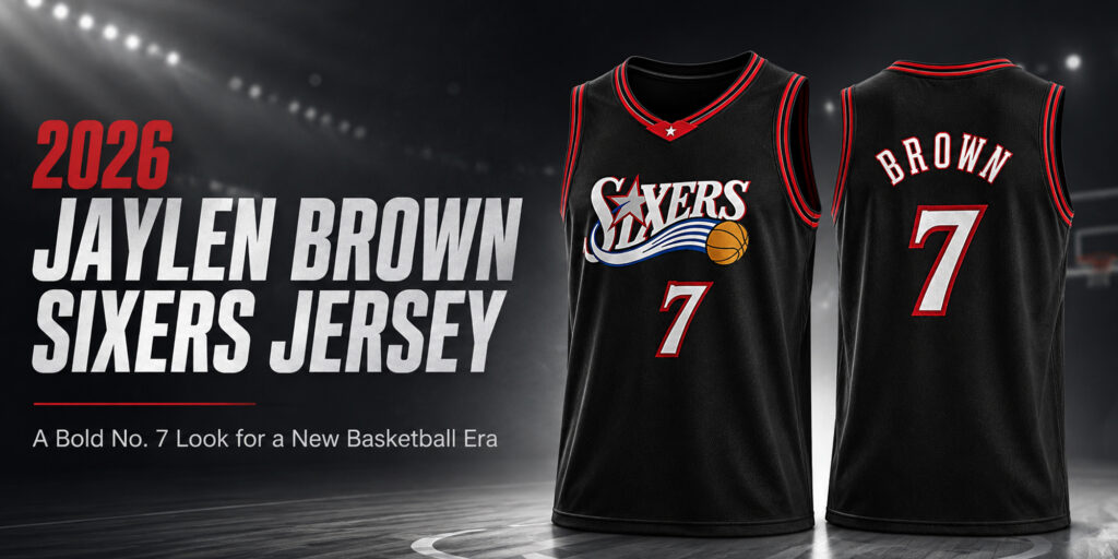2026 Jaylen Brown Sixers Jersey Banner