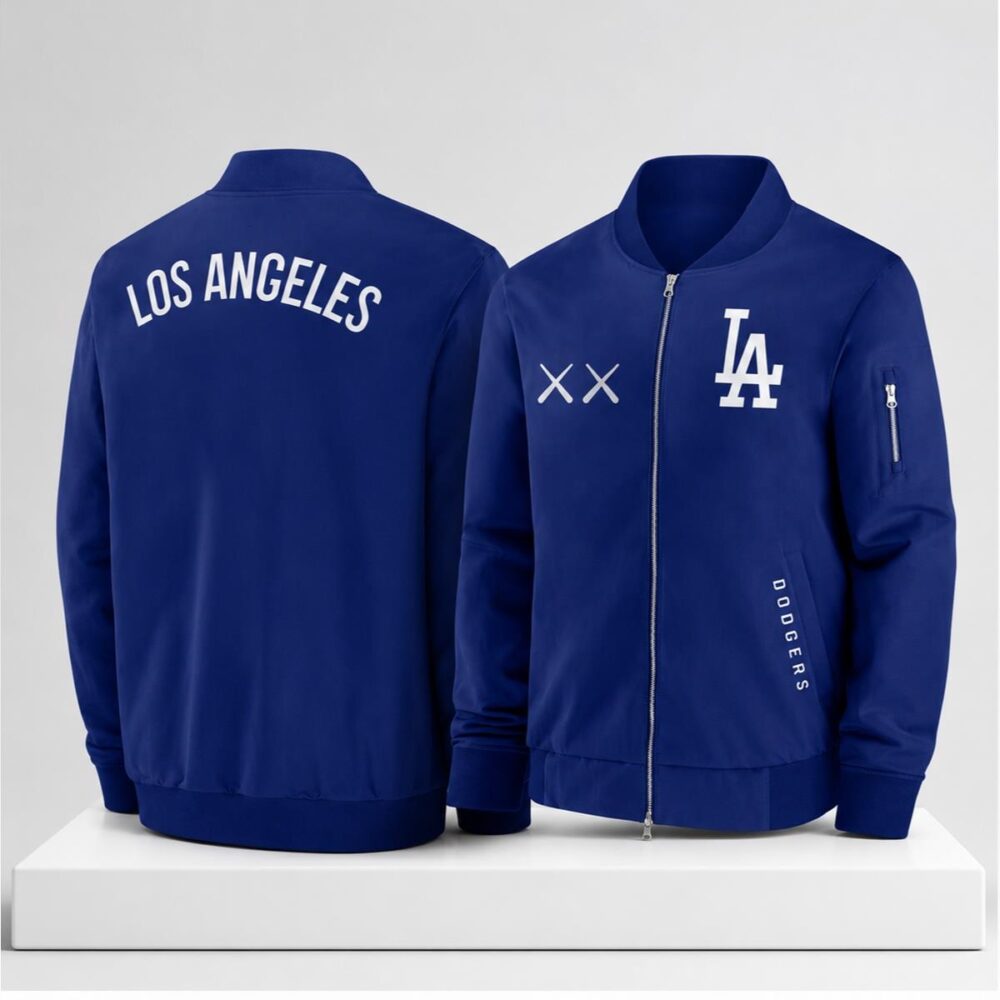 ウェア LOS ANGELES DODGERS COOL BASE JACKET 2026 LA Dodgers Kaws Jacket - Bigfirefashion