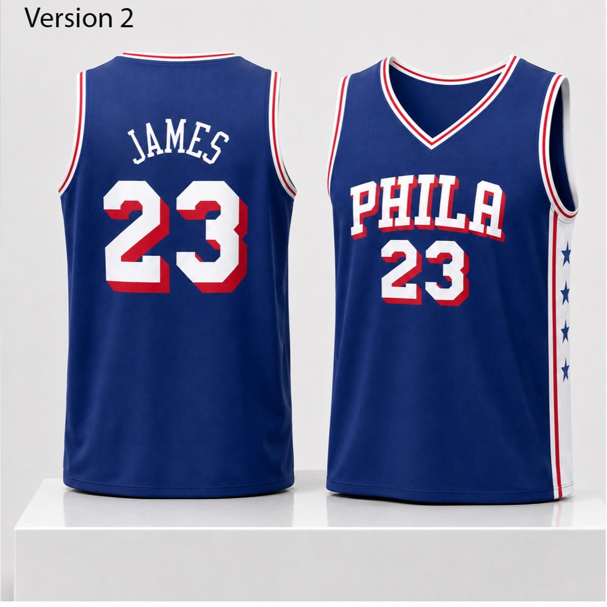 2026 LeBron James Sixers 23 Jersey - Bigfirefashion