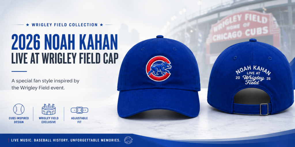 2026 Noah Kahan Wrigley Field Cubs Hat