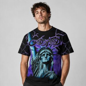 30UWHFpU Cam Skattebo Godspeed Statue Of Liberty Lightning Shirt 1 New folder 1