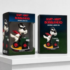 6G6cXF0Y Hickory Crawdads Goat Kart Bobblehead 2026 Giveaway 1 2 1