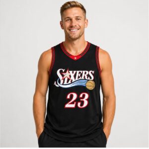 AMFtfnAt Philadelphia 76er LeBron James 23 Jersey 1 2 1
