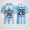 Argentina 2026 World Cup 26 Champions Shirt 2 1