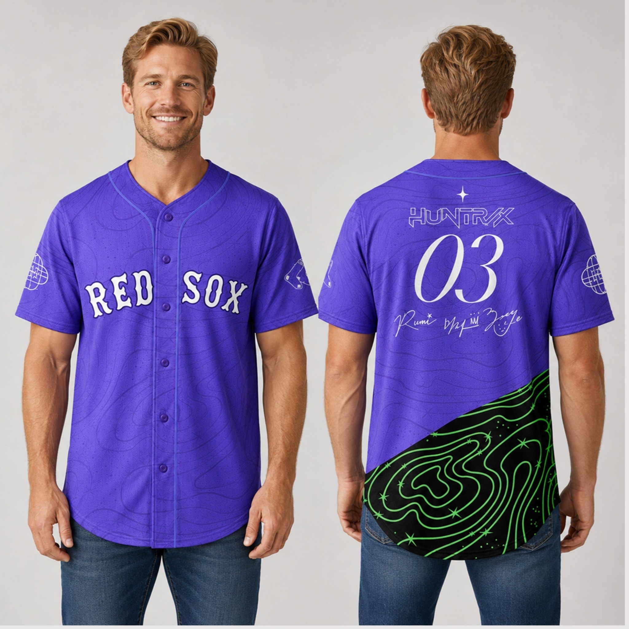 Boston Red Sox KPop Demon Hunters Glow In The Dark Jersey 2026 Giveaway 6 Boston Red Sox KPop Demon Hunters Glow In The Dark Jersey 2026 Giveaway 1 1 1