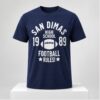Brandon Walker San Dimas High School 1989 Football Rules Shirt 1 1