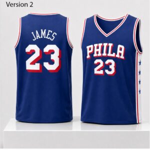 CQNdclnl 2026 LeBron James Sixers 23 Jersey 2 2 1