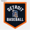 Detroit Tigers 125 Years Flag 6 Detroit Tigers 125 Years Flag 2 1