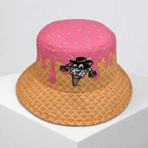2026 Binghamton Rumble Ponies Scoop Scoundrels Ice Cream Bucket Hat Giveaway
