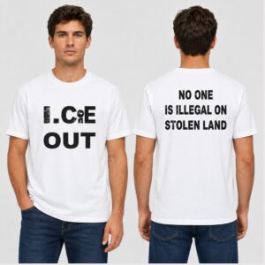 F5t7DXIo Ryan Garcia And N3on ICE Out No One Is Illegal On Stolen Land Shirt 2 1 1