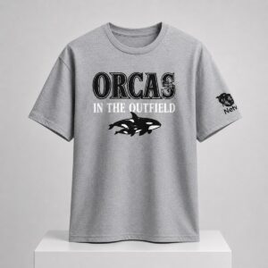 2026 Mariners Orcas In The Outfield Shirt Giveaway