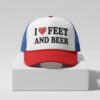 I Love Feet And Beer 2026 Cap New folder 1