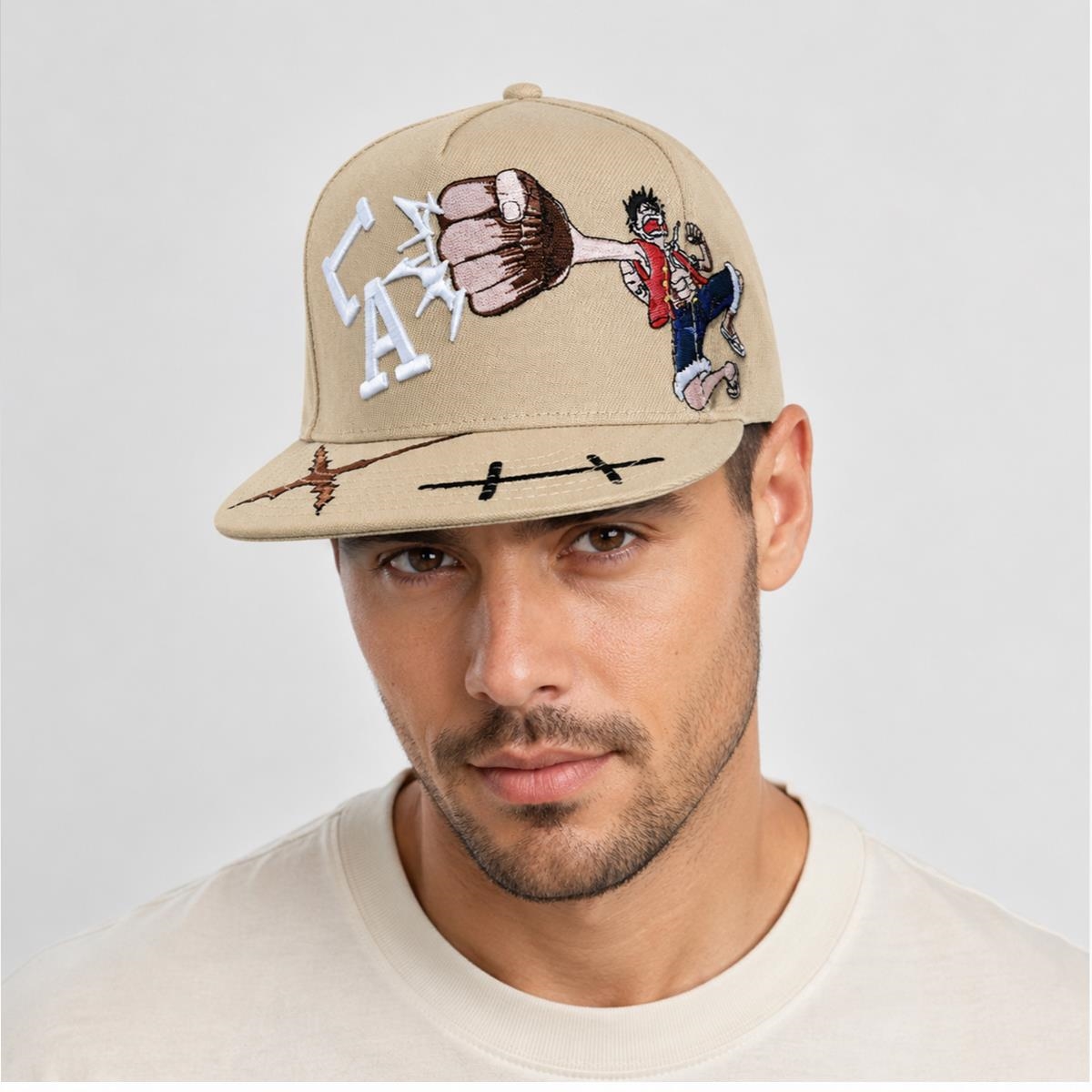 2026 LA Dodgers Luffy One Piece Cap - Bigfirefashion