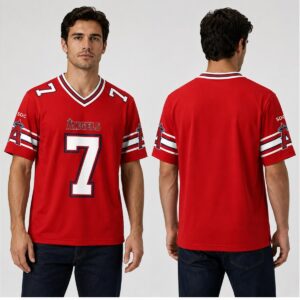 LYCH3P9X 2026 Angels Jo Adell Football Jersey Giveaway 1 2 1