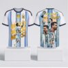 Messi In Goat We Trust Argentina World Cup 2026 Champions Shirt 2 1