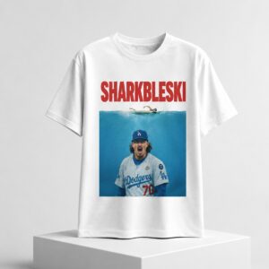 Justin Wrobleski LA Dodgers Sharkbleski Shirt