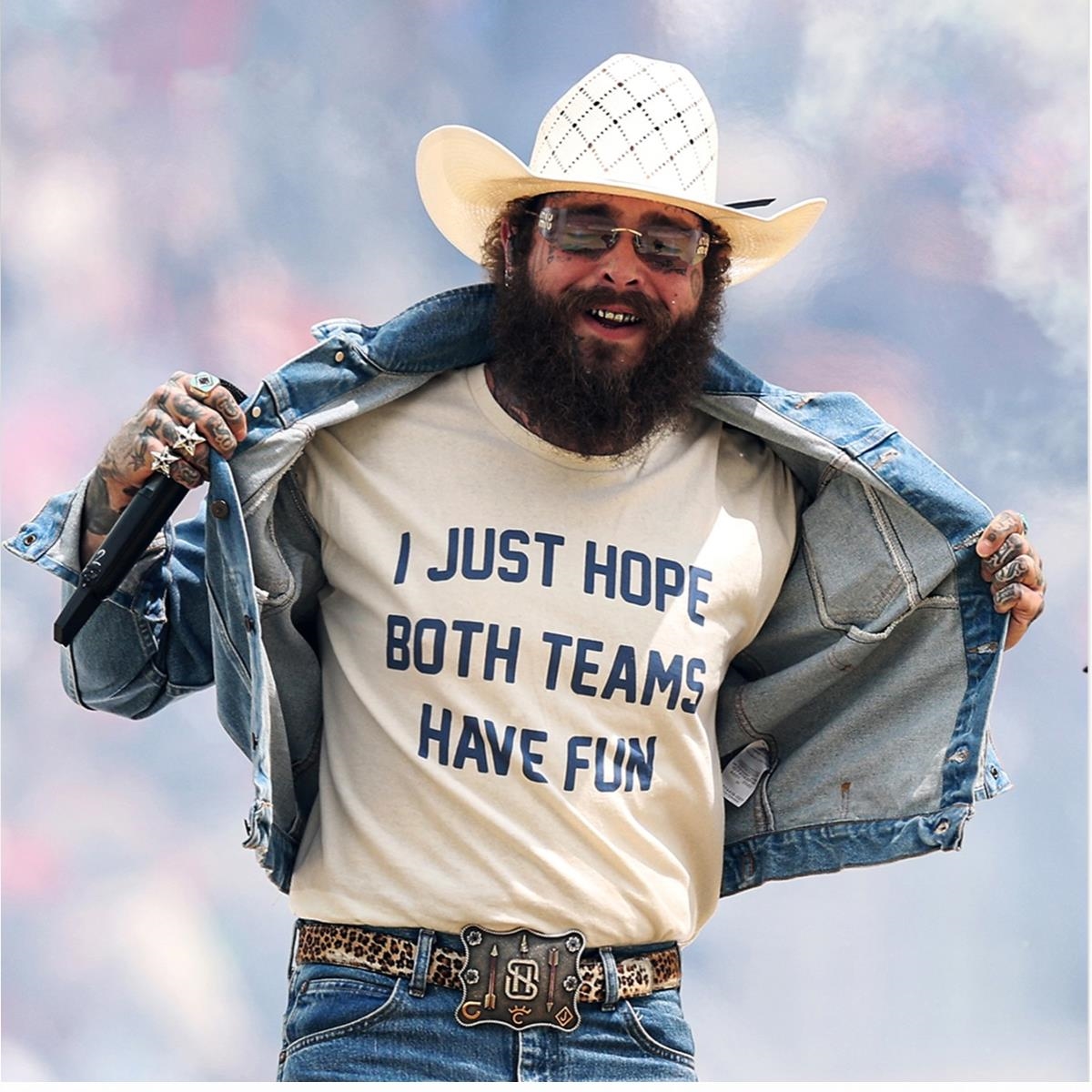Post Malone I Just Hope Both Teams Have Fun Shirt 6 Post Malone I Just Hope Both Teams Have Fun Shirt 2 2 1