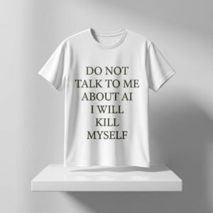 Ayo Edebiri Do Not Talk To Me About AI I Will Kill Myself Shirt