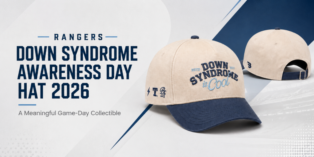 Rangers Down Syndrome Awareness Day Hat 2026 Giveaway Banner