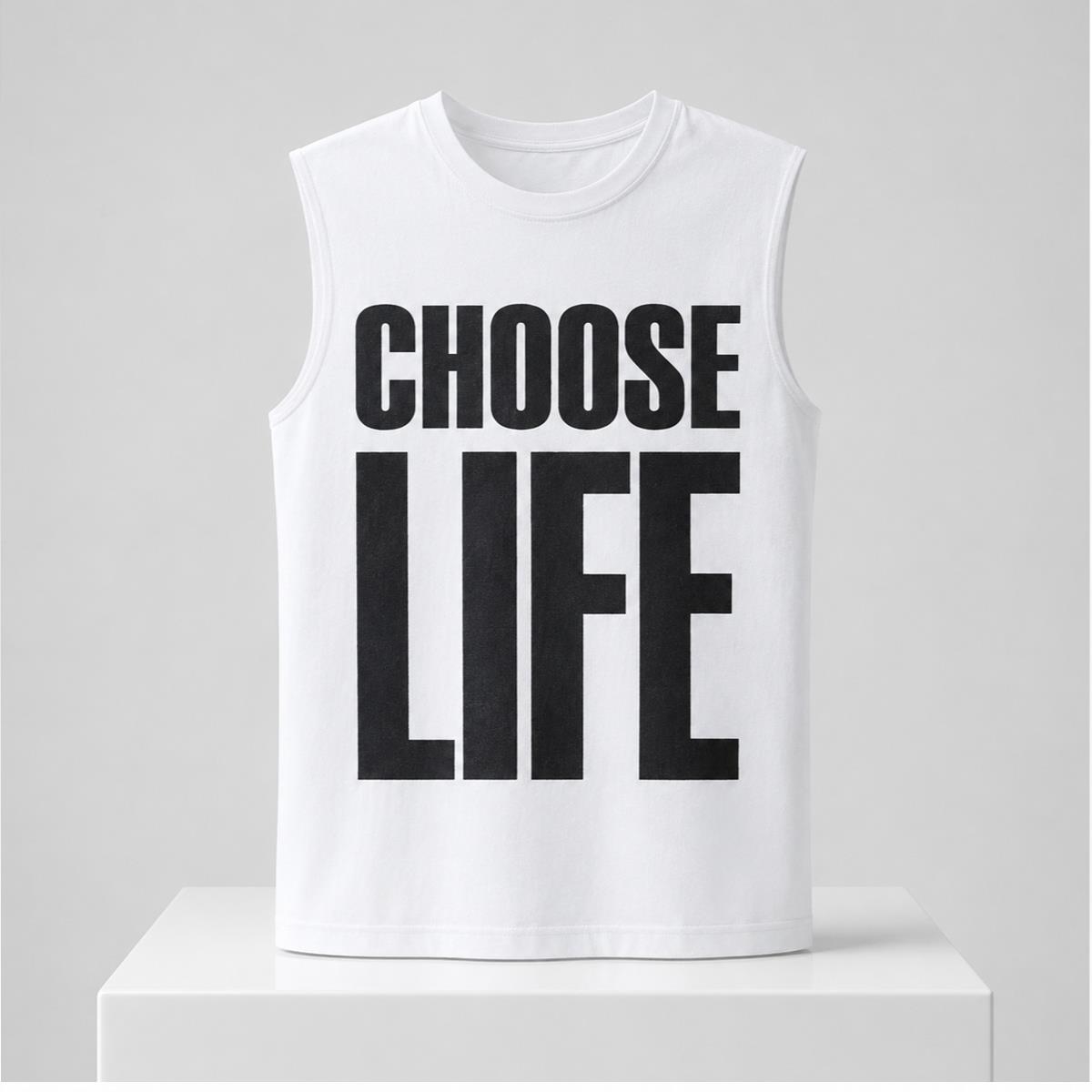 トップス ryo Ryo Choose Life Tank Top - Bigfirefashion