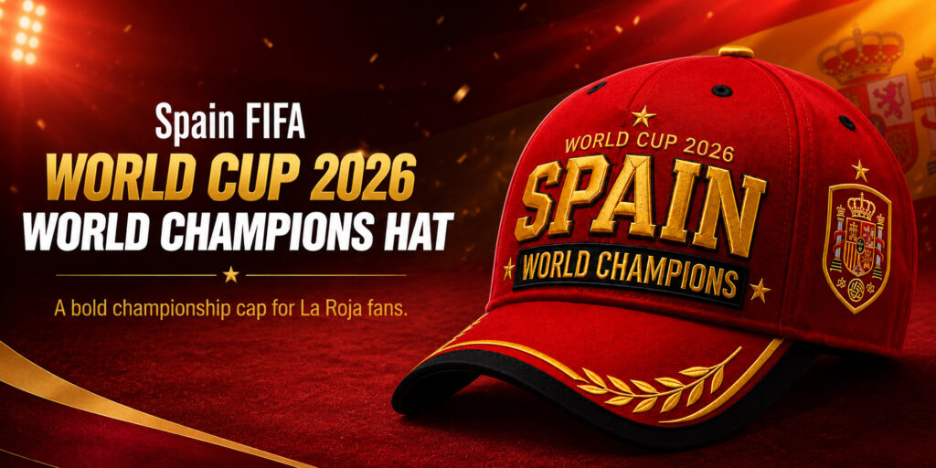 Spain FIFA World Cup 2026 World Champions Hat Banner