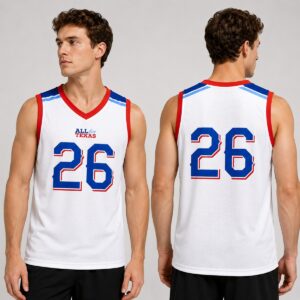 2026 Rangers All For Texas Basketball Jersey Giveaway