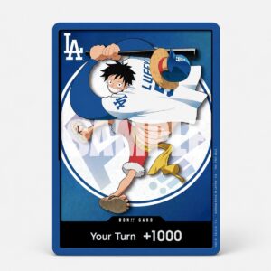 2026 One Piece Los Angeles Dodgers Promo Card