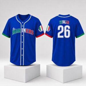 2026 Mariners Italian Heritage Jersey Giveaway