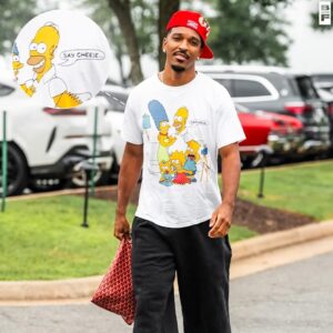 pxvPCXgb Jayden Daniels Say Cheese Simpson Shirt 2 1