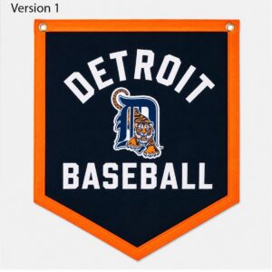 Detroit Tigers 125 Years Flag