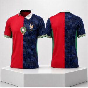 2026 Speed Half Morocco And Half France World Cup Shirt