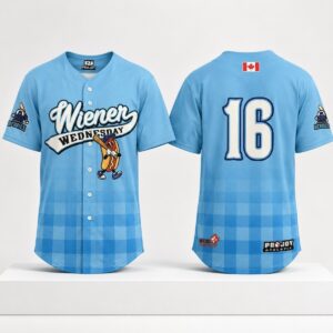 2026 Saskatoon Berries Baseball Wednesday Hot Dog Jersey
