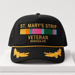 2026 St Mary's Strip Veteran Badusa Co Hat