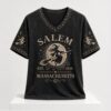 2026 Witch Salem Massachusetts Est 1626 Halloween V Neck Shirt 1 1