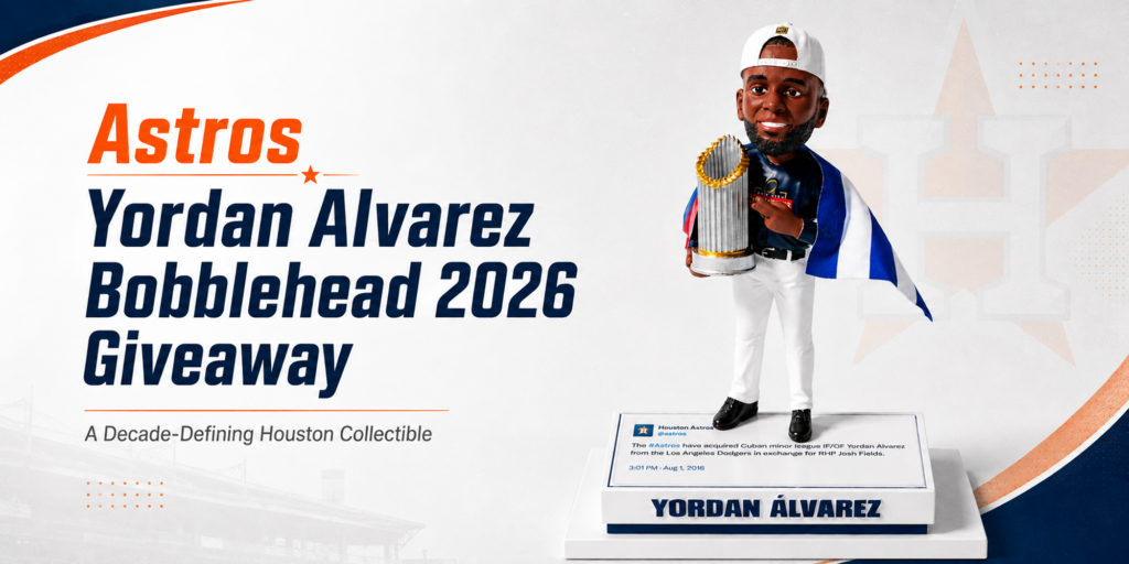 Astros Yordan Alvarez Bobblehead 2026 Giveaway: A Decade-Defining Houston Collectible 1 Astros Yordan Alvarez Bobblehead 2026 Giveaway Banner Blog