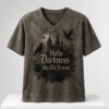 Hello Darkness My Old Friend Halloween 2026 V Neck Shirt 6 Hello Darkness My Old Friend Halloween 2026 V Neck Shirt 1 1
